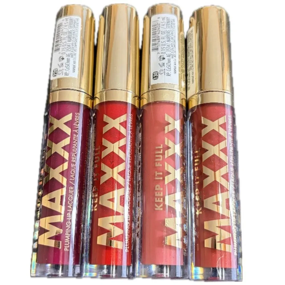 🌷 4 New Milani Keep It Full Maxx Lip Glosses Plumper Full Size